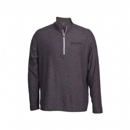 Pebble Beach Men's Marled Jersey 1/2 Zip Pullover